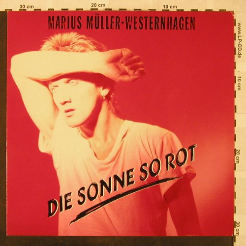 Müller-Westernhagen,Marius: Die Sonne So Rot, +Sticker, WB(240 492-1), D, 1984 - LP - H4980 - 5,00 Euro