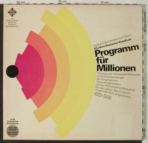 V.A.Programm für Millionen: Tönende Zeitgeschichte,Box, Telefunken(ST 3020/1-2), D, FS-New, 1976 - 2LP - H5045 - 15,00 Euro