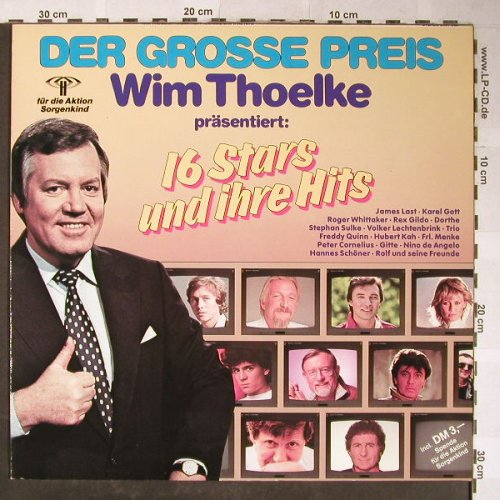 V.A.Der Grosse Preis: Wim Thoelke präs.16Stars u.ihreHits, Polydor(2437 969), D, 1982 - LP - H5424 - 4,00 Euro