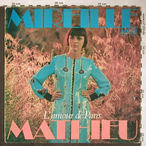 Mathieu,Mireille: L'amour de Paris, Amiga(8 55 305), DDR, 1975 - LP - H5714 - 7,50 Euro