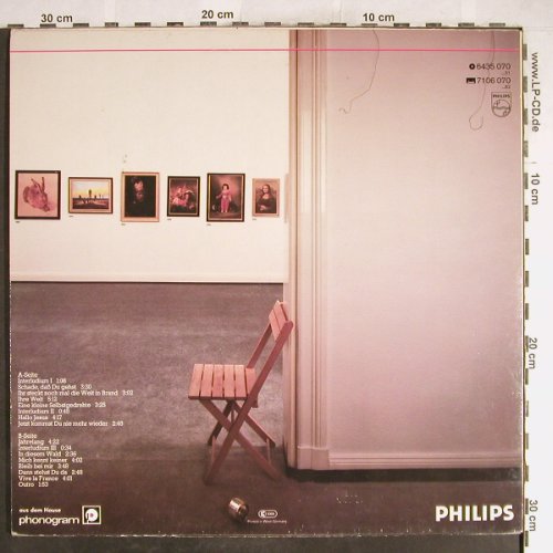 Voigt,Thomas: Mich kennt keiner, Philips(6435 070), D, 1980 - LP - H6547 - 6,00 Euro