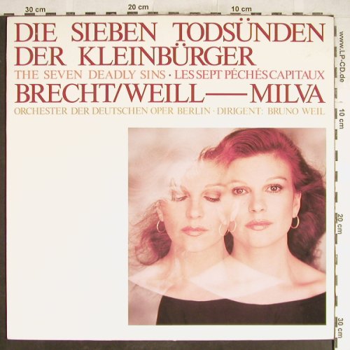 Milva  - Brecht / Weill: Die 7 Todsünden der kl.Bürger, Metronome(0060.558), D, 1983 - LP - H6550 - 6,00 Euro