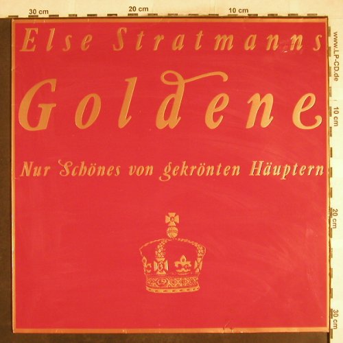 Stratmann,Else: Goldene, vg+/vg+, Pläne(730006), D, 1985 - LP - H7506 - 6,00 Euro
