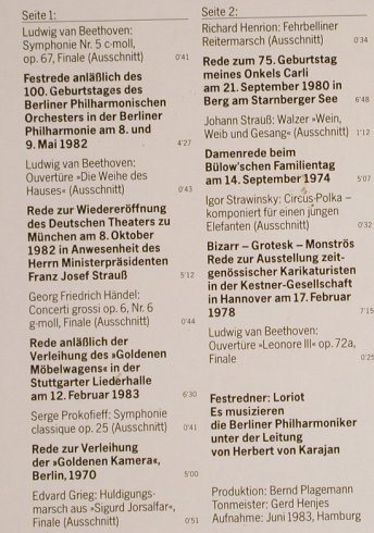 Loriot: Festreden, Deutsche Grammophon(410 745-1), D, 1983 - LP - H7749 - 5,00 Euro