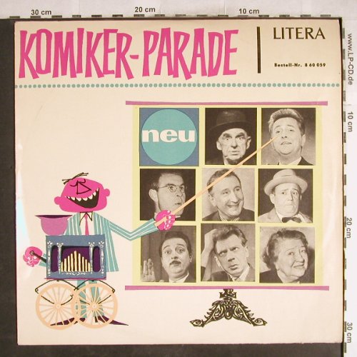 V.A.Komikerparade: Eberhard Cohrs..Lutz Jahoda,vg+/vg+, VEB Litera(860 059), DDR, 1966 - LP - H7754 - 9,00 Euro