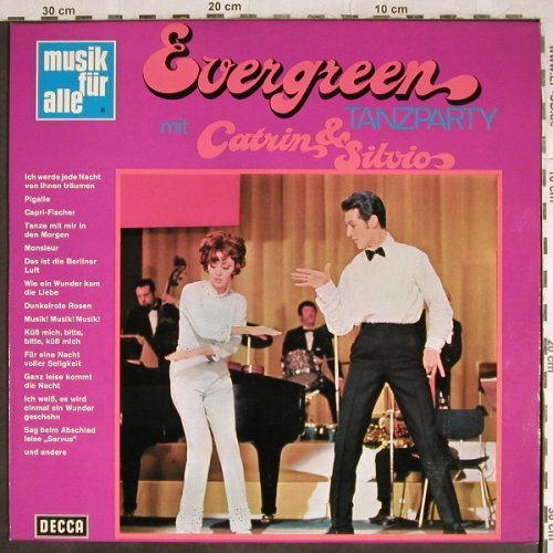 Valente,Caterina & Silvio Francesco: Evergreen Tanzparty mit, Decca / Musik für Alle(ND 270), D, vg+/m-,  - LP - H8045 - 7,50 Euro