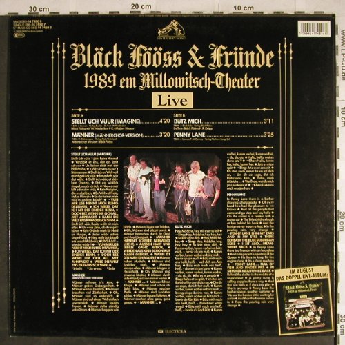 De Bläck Fööss & Fründe: Stellt Üch Vüür(Imagine)+3, Live, EMI(14 7450 6), D, 1989 - 12inch - H8156 - 3,00 Euro