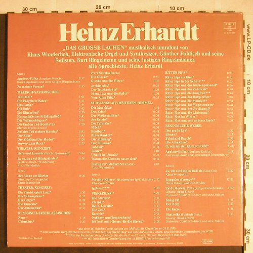 Erhardt,Heinz: Das Grosse Lachen, Foc, Telefunken(6.28419), D, 1977 - 2LP - H8189 - 5,00 Euro