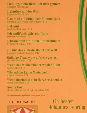 Fritsch,Willy: Erinnerungen An-Seine gr.Erfolge,Ri, Karussell(2415 101), D, 1966 - LP - H8282 - 6,00 Euro
