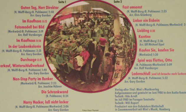 Gebrüder Blattschuss: Im Kaufhaus, RCA(PL 28395), D, 1980 - LP - H8290 - 5,00 Euro