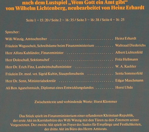 Erhardt,Heinz: Als Willy Winzig ,Das Hat Man Nun.., Telefunken(6.28480 DP), D, Foc, 1979 - 2LP - H8689 - 9,00 Euro