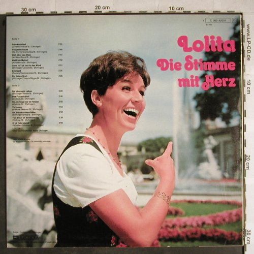 Lolita: Die Stimme mit Herz, EMI / Isarton(C 062-42031), D, 1973 - LP - H8696 - 5,50 Euro