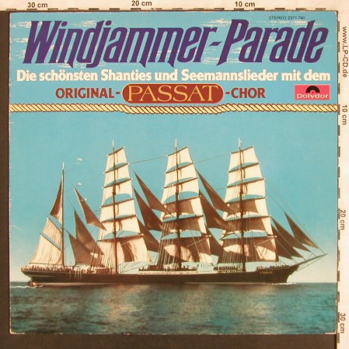 Original Passat Chor: Windjammer-Parade,TravemLiedertafel, Polydor(2371 790), D, 1977 - LP - H8886 - 5,50 Euro