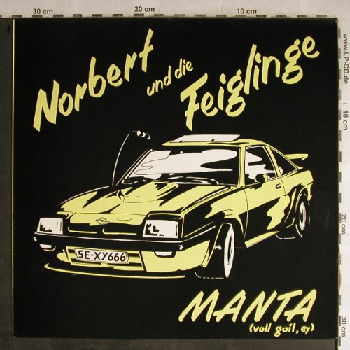 Norbert & die Feiglinge: Manta / Hallo Zoni+2, Glamour(M 90 003), D, 1990 - 12inch - H8893 - 3,00 Euro