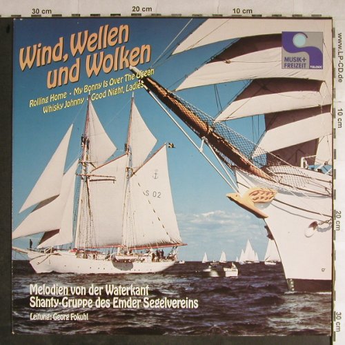 Shanty-Gruppe d. Emder Segelvereins: Wind, Wellen und Wolken,Ri, Teldec(6.25814 AF), D, 1973 - LP - H9021 - 5,50 Euro