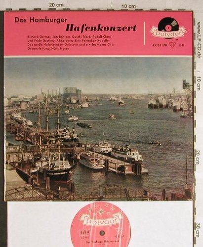 V.A.Das Hamburger Hafenkonzert: Germer,Pankoken...,ltg. Hans Freese, Polydor, co(45 131 LPHE), D(Folge1), 1958 - 10inch - H9044 - 7,50 Euro