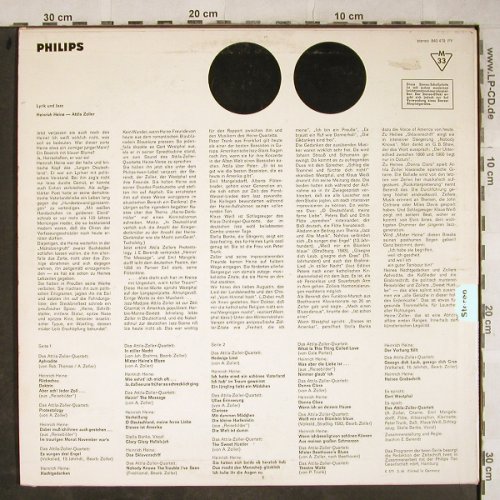 Heine,Heinrich / Attila Zoller: Jazz & Lyrik, Philips TWEN(840 479 PY), D, 1966 - LP - H9120 - 20,00 Euro