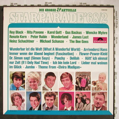 V.A.Die große & Aktuelle: Starparade '68/2, Polydor(249 236), D, 1968 - LP - H9150 - 6,50 Euro