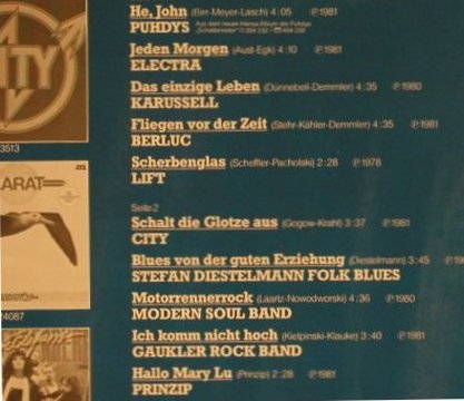 V.A.Rock'n Deutsch Folge 2: Puhdys...Stern-Meissen, Foc, 20Tr., Pool(6.28559 DT), D, 1981 - 2LP - H9221 - 7,50 Euro