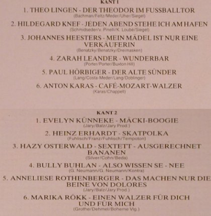 V.A.Schön war die Zeit Vol.1: Theo Lingen...Marika Rökk, Hep Rec.(HN 4651), NL,  - LP - H9226 - 3,00 Euro