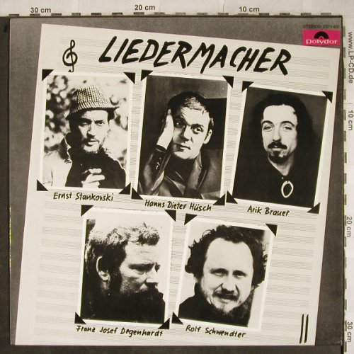 V.A.Liedermacher: Degenhardt,Hüsch...Arik Bauer, Polydor(2371 461), D, Ri,  - LP - H9242 - 5,00 Euro