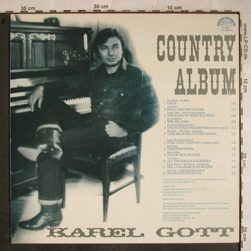 Gott,Karel: Country Album, vg+/m-, Supraphon(1113 3088 ZA), CZ, 1982 - LP - H9310 - 7,50 Euro
