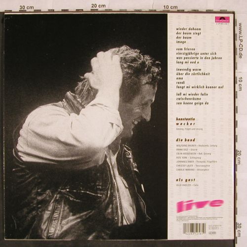Wecker,Konstantin: Live In Austria,Hildi Hadlich,Cello, Polydor(835 256-1), D, 1987 - 2LP - H9770 - 6,00 Euro