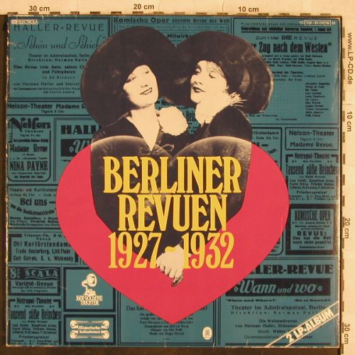 V.A.Berliner Revuen 1927-1932: Lea Seidl...Max Hansen, EMI Electrola(134-45017/18), D, m-/VG+,  - 2LP - H9805 - 5,50 Euro