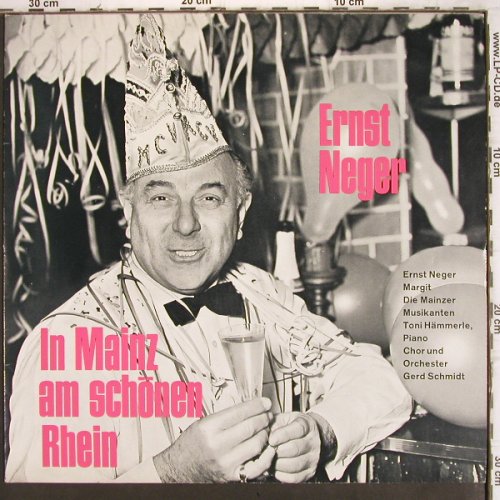 Neger,Ernst: In Mainz an schönen Rhein, Fono-Ring(FGLP 77 807), D,  - LP - V1009 - 5,00 Euro