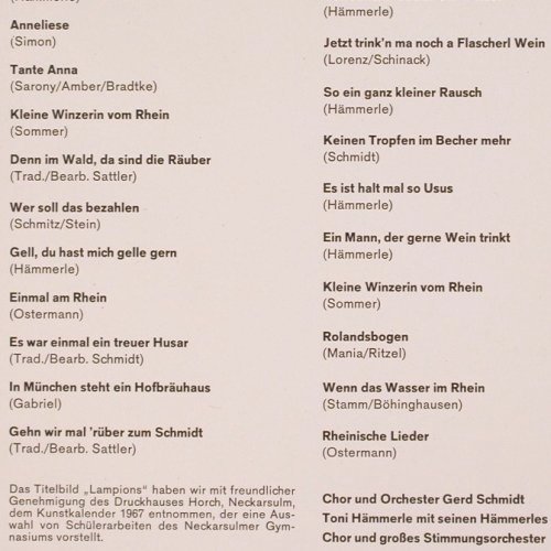 Neger,Ernst & Margit Sponheimer...: Das große Stimmungskarussell, Fono-Ring(SFGLP 77 916), D,  - LP - V1016 - 5,00 Euro
