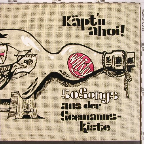 V.A.Käpt'n Ahoi!: 50 Songs aus der Seemannskiste, Foc, Fono-Ring/Odeon(SFKLP 78 117), D,Club Ed.,  - 2LP - V1023 - 9,00 Euro