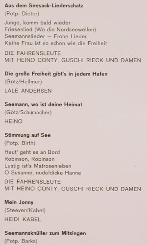 V.A.Käpt'n Ahoi!: 50 Songs aus der Seemannskiste, Foc, Fono-Ring/Odeon(SFKLP 78 117), D,Club Ed.,  - 2LP - V1023 - 9,00 Euro