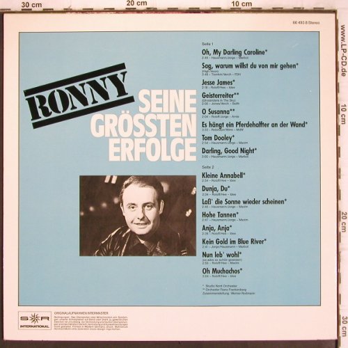 Ronny: Seine Grössten Erfolge, SR(66 493 8), D, 1977 - LP - V1026 - 5,00 Euro