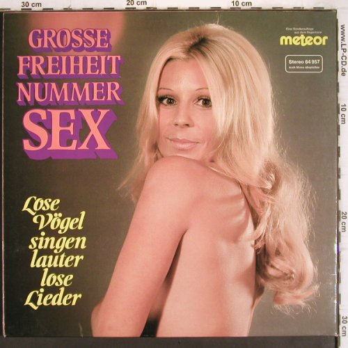 V.A.Große Freiheit Nummer Sex: Lose Vögel singen lauter lose Liede, Meteor(64 957), D, Foc,  - 2LP - V1048 - 7,50 Euro