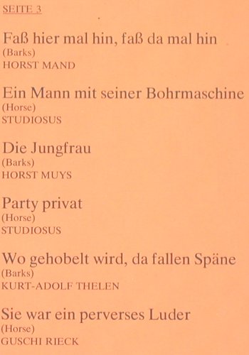 V.A.Große Freiheit Nummer Sex: Lose Vögel singen lauter lose Liede, Meteor(64 957), D, Foc,  - 2LP - V1048 - 7,50 Euro