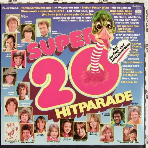 V.A.Super 20 - Hitparade: Peter Alexander... Andrea Jürgens, Ariola (669 440), D, 1978 Typ: LP Best.-Nr.: V1055 Preis: 4,00 Euro