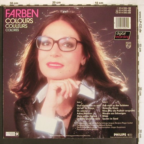 Mouskouri,Nana: Farben, Philips(814 595-1), D, 1983 - LP - V1068 - 5,00 Euro