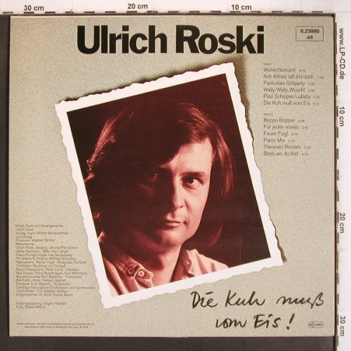 Roski,Ulrich: Die Kuh muß vom Eis!, Telefunken(6.23995 AS), D, 1979 - LP - V1070 - 6,00 Euro
