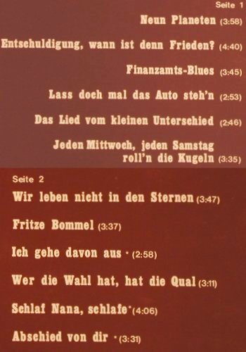 Thomas,Jens: Wir leben nicht in den Sternen, I&R/Teldec (66.23 169), D Typ: LP Best.-Nr.: V1084 Preis: 5,00 Euro