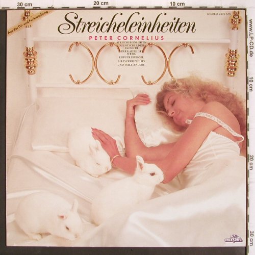 Cornelius,Peter: Streicheleinheiten, Polystar(2475 575), D, 1982 - LP - V1124 - 5,00 Euro