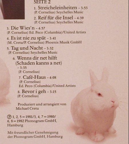 Cornelius,Peter: Streicheleinheiten, Polystar(2475 575), D, 1982 - LP - V1124 - 5,00 Euro