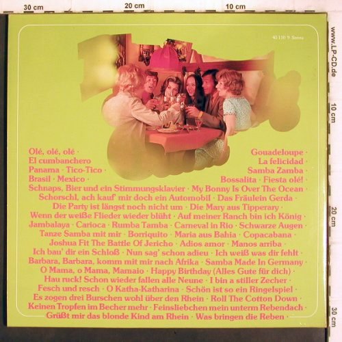 V.A.Rhythmus Stimmung Olala: Orch.Tommy Parkas,Lauterbach... Foc, SR (40 110 9), D, 1983 Typ: 2LP Best.-Nr.: V1140 Preis: 5,00 Euro