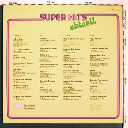 V.A.Super Hits aktuell-vocal/instr.: Roland Kaiser...Orch.Jack Stanley, SR (91 956 3), D, Foc, 1982 Typ: 2LP Best.-Nr.: V1203 Preis: 6,00 Euro