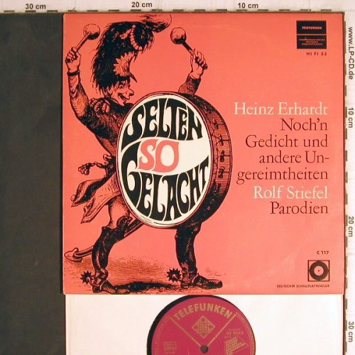 Erhardt,Heinz / Rolf Stiefel: Noch'n Gedicht+andere... / Parodien, Telefunken (C-117), D,Club Ed. Typ: 10" Best.-Nr.: V1303 Preis: 7,50 Euro