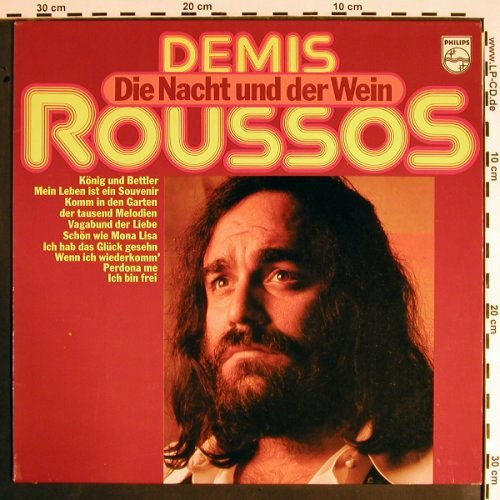 Roussos,Demis: Die Nacht und der Wein, Philips(9120 073), D,  - LP - V1411 - 4,00 Euro