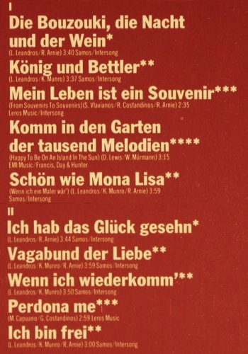Roussos,Demis: Die Nacht und der Wein, Philips(9120 073), D,  - LP - V1411 - 4,00 Euro
