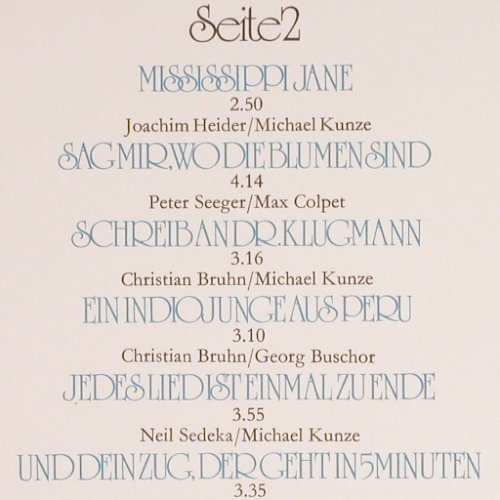 Ebstein,Katja: ...was ich noch singen wollte, Foc², United Artists Records (UAS 29 677 I), D, 1974 Typ: LP Best.-Nr.: V1412 Preis: 7,50 Euro