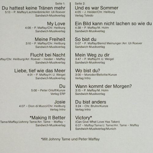 Maffay,Peter: Meine großen Erfolge, Club Edition, Telefunken(30 6761), D, 1981 - LP - V1427 - 5,00 Euro