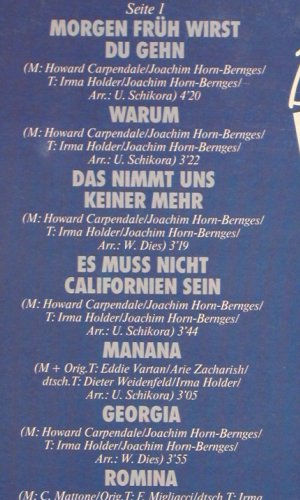 Carpendale,Howard: Bilder meines Lebens, HörZu(066-46654), D, 1982 - LP - V1429 - 6,00 Euro