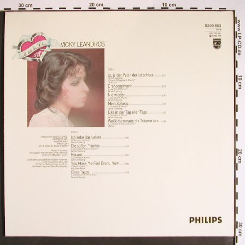 Leandros,Vicky: Ich liebe das Leben,Foc, Philips (9299 663), D, 1975 Typ: LP Best.-Nr.: V1436 Preis: 6,00 Euro
